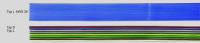HELUKABEL Тип L AWG 28 плоская лента (одноцветный с цветной кодовой штриховкой с одной стороны)